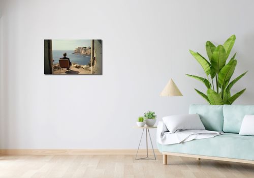 Obraz 70x40cm Samotna Nadmorska Konfrontacja na Arena.pl