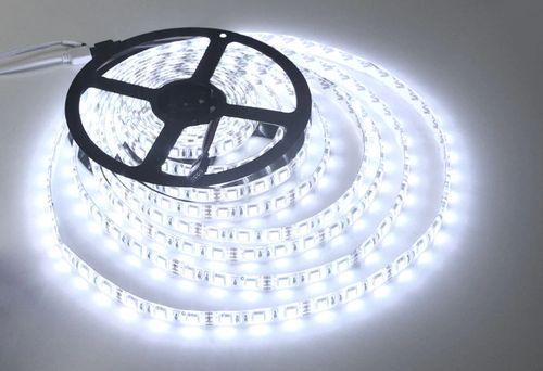 TAŚMA led LISTWA ledowa biała Z ZASILACZEM OŚWIETLENIE KUCHENNE DO MEBLI na Arena.pl