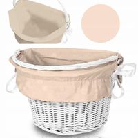 WKŁAD rowerowy WYŚCIÓŁKA do koszyka NA ROWER WZORY BEŻOWY