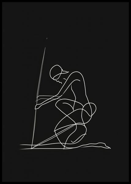 Plakat 59,4x84,1cm Linia zdjęcie 2