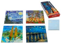 Kpl. 4 podkładek szklanych - V. van Gogh (CARMANI)