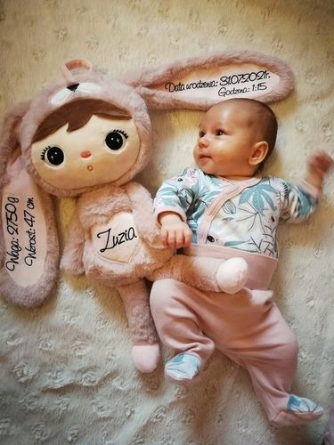 Przytulanka Lalka Metoo Króliczek z imieniem na Arena.pl