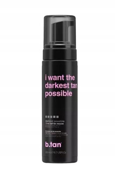 b.tan I Want The Darkest Tan Possible Pianka Samoopalająca 200ml zdjęcie 10