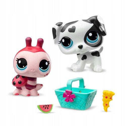 LITTLEST PET SHOP S.3 ZESTAW 2 figurki #149 Dalmatyńczyk #156 Biedronka na Arena.pl