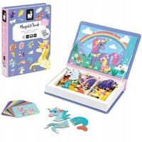 JANOD Magnetibook Magnetyczna układanka Jednorożec Jednorożce