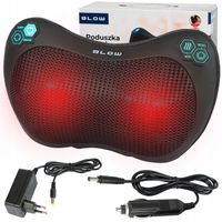 MASAŻER DO KARKU PLECÓW RAMION NÓG CIAŁA SHIATSU PODUSZKA MASUJĄCA GRZEJĄCA