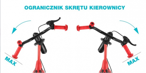 Milly Mally Rowerek biegowy Dragon z hamulcem Mint #B1 na Arena.pl