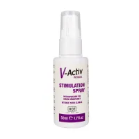 hot v-activ spray dla kobiet stymulujący 50 ml aplikator higieniczny