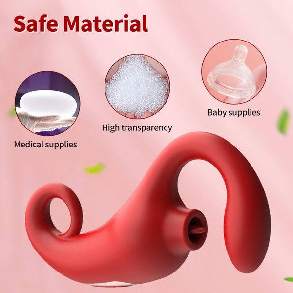 Wibrator-Merfi, 10 Vibration Functions, 10 Frequency Tongue Licking Usb zdjęcie 7
