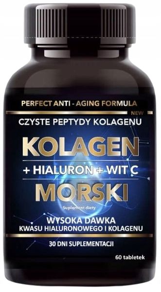 INTENSON PERFECT ANTI-AGING FORMUŁA KOLAGEN MORSKI HIALURON WITAMINA C 60 zdjęcie 1