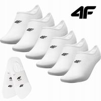 4F SKARPETKI MĘSKIE STOPKI ZESTAW 6PAR BIAŁE 43-46 6PAR