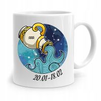 Znaki Zodiaku Zodiakara Kubek Horoskop Wodnik Z Nadrukiem Ze Zdjęciem