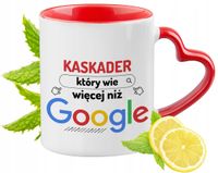 Dla Kaskadera Czerwony Z Uszkiem W Kształcie Serca Na Prezent Z Nadrukiem
