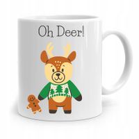 Kubek Świąteczny Prezent Pod Choinkę Na Mikołaja Z Nadrukiem Ze Zdjęciem