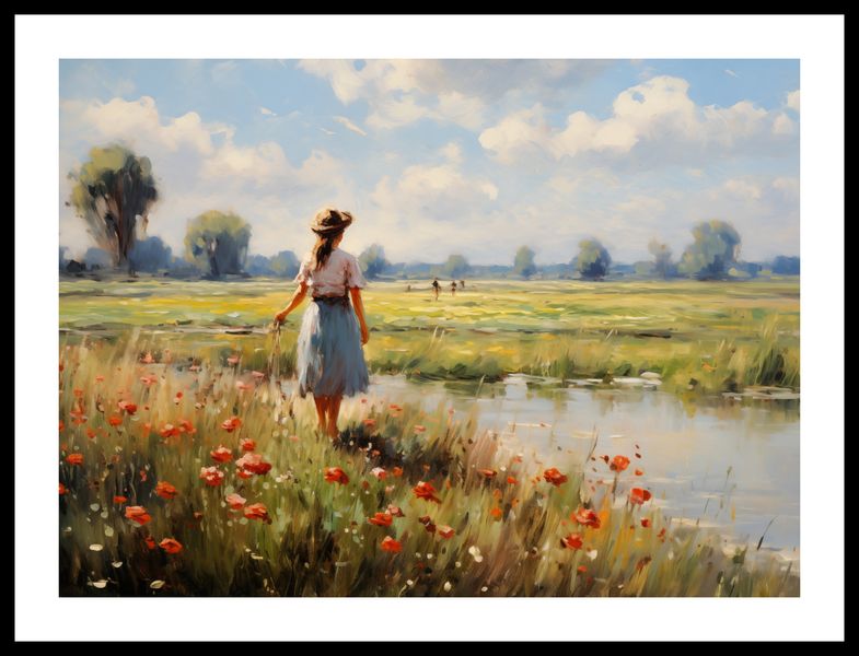 Plakat 55x40cm Wiejski Spokój zdjęcie 3