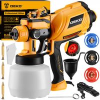 PISTOLET MALARSKI AGREGAT DO MALOWANIA ŚCIAN 3DYSZE 80 DIN ZESTAW XXL