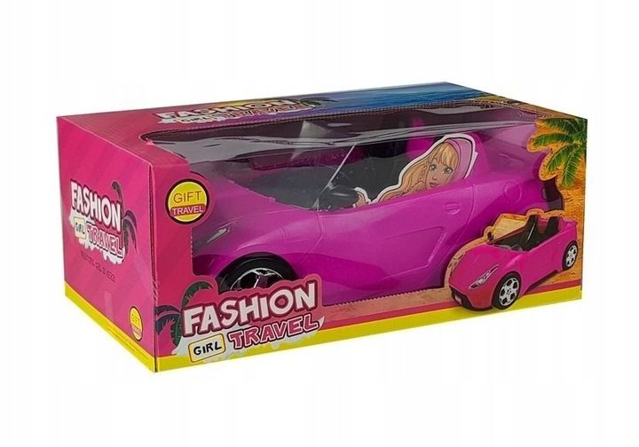 Samochód dla Lalek Różowy Cabrio 34 cm zdjęcie 15