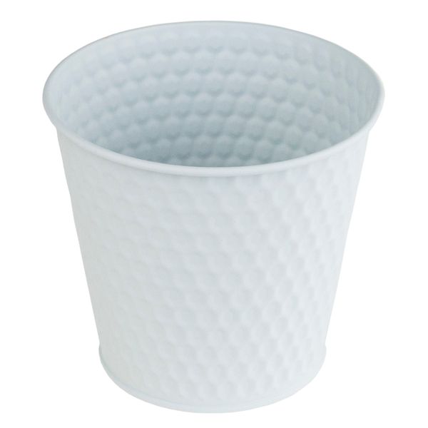 OSŁONKA NA DONICZKĘ METALOWA DONICZKA BIAŁA ozdobn zdjęcie 7