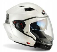 Kask Motocyklowy Z Wypinaną Szczęką Airoh Executive White Gloss Roz. XL