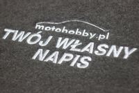 WŁASNE NAPISY NA DYWANIKACH SAMOCHODOWYCH PRZEDNIE