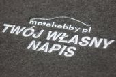 WŁASNE NAPISY NA DYWANIKACH SAMOCHODOWYCH PRZEDNIE