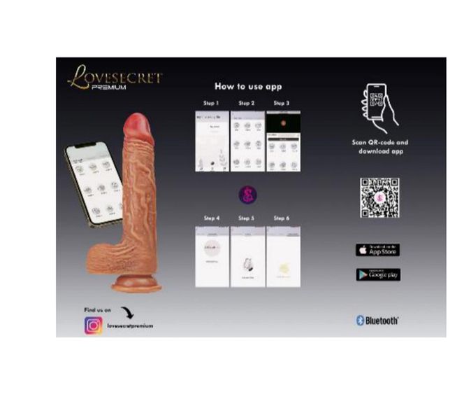 Lovesecret Premium Realistic Vibrator App Function zdjęcie 3