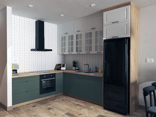 AUSTIN KU-D60S3 Szafka 60 cm dolna fronty MDF frezowane pionowo na Arena.pl