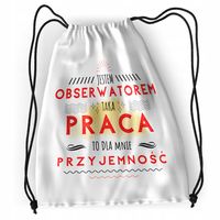 Plecak Dla Obserwatora Sportowy Szkolny Worek Z Nadrukiem Ze Zdjęciem