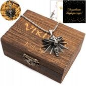 MEDALION WIEDŹMIN DZIKI GON WILK WITCHER STAL CHIRURGICZNA 316L NA PREZENT