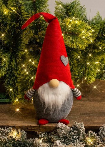 Skrzat Gnom z czerwoną czapką 40cm na Arena.pl