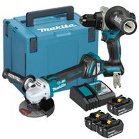 zestaw combo 18v ddf492+dga513 3*5.0ah - m dlx2544tj