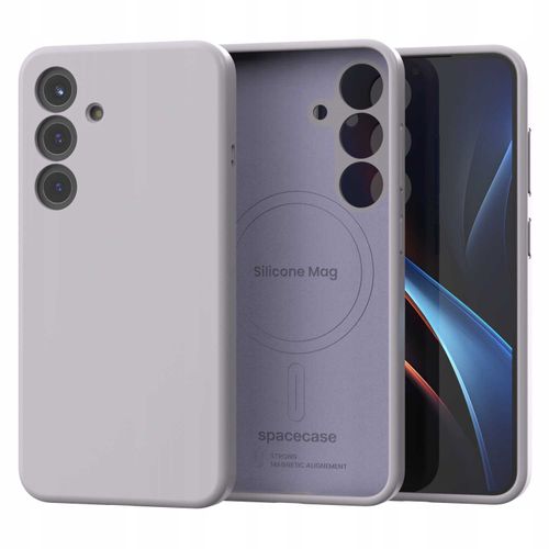 Spacecase Silicone Mag Galaxy S25 Light Purple na Arena.pl
