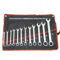 KLUCZE 12 PCS PŁASKO OCZKOWE GRZECHOTKA