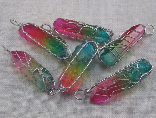 WISIOREK kamień KWARC TĘCZOWY drzewo ŻYCIA [W301] na Arena.pl