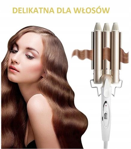 FALOWNICA DO WŁOSÓW FALE LOKÓWKA WIELOFUNKCUJNA KRĘCENIE WŁOSÓW na Arena.pl