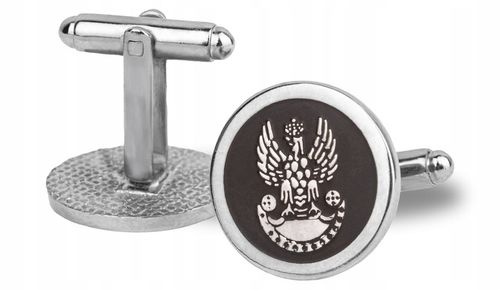 Męskie Spinki do Mankietów i Krawata Wojsk Lądowych Zestaw 841A/MON na Arena.pl