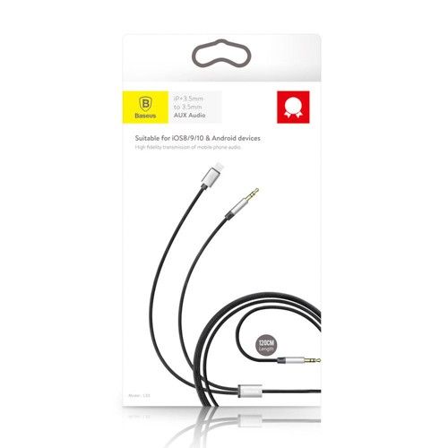 Kabel BASEUS L33 audio 2x + Lighting Apple na Arena.pl