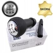 GAŁKA ZMIANY BIEGÓW CITROEN BERLINGO C2 C3 C4 C8 5B SKÓRA