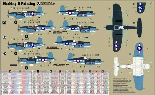 F-4U-1A Corsair, D-205, 1:72 na Arena.pl