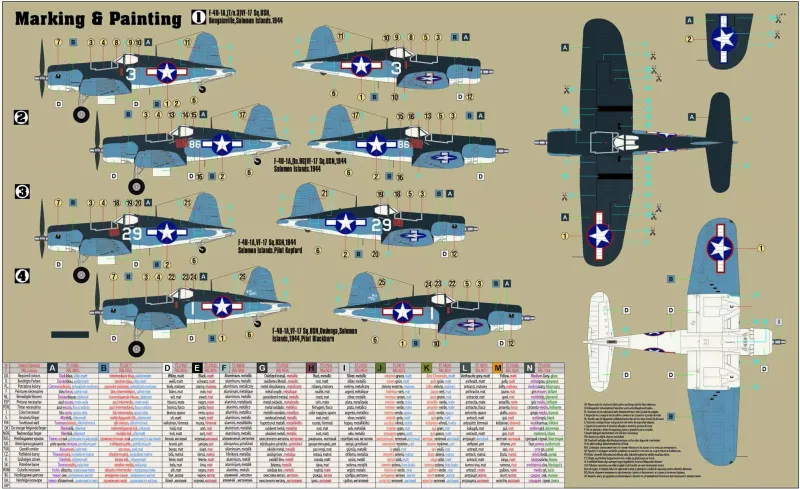 F-4U-1A Corsair, D-205, 1:72 zdjęcie 2