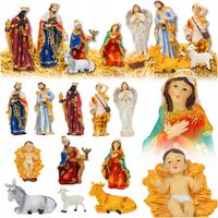 FIGURY DO SZOPKI SZOPKA BOŻE NARODZENIE 20cm FIGURKI GIPSOWE ŚWIĘTA RODZINA