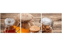 90X30CM MIÓD PSZCZELI TRÓJ OBRAZ