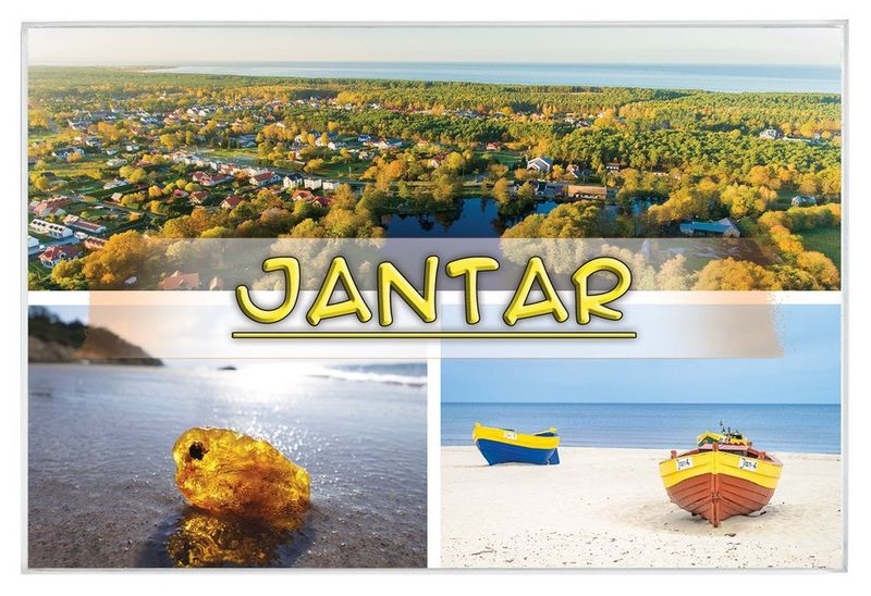 Jantar - magnes szklany zdjęcie 1