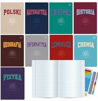 KOMPLET ZESZYTÓW PRZEDMIOTOWYCH ZE ŚCIĄGĄ A5 60K - klasa 7-8