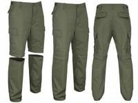 Spodnie bojówki trekkingowe taktyczne 2w1 Mil-Tec BDU Zip-Off Olive XL