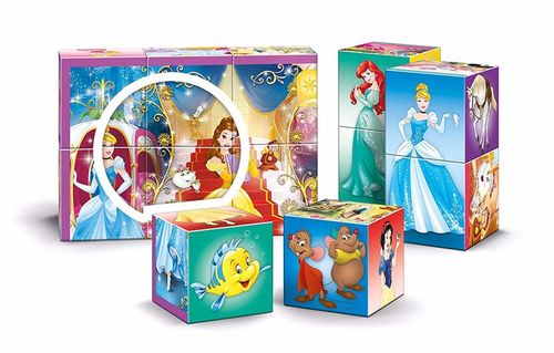 Clementoni - Klocki Cubes Multiplay Princess 41504 na Arena.pl