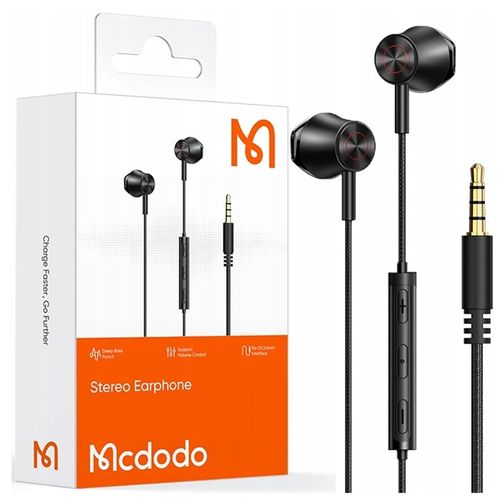 MCDODO SŁUCHAWKI Z MIKROFONEM DOUSZNE MINI JACK na Arena.pl
