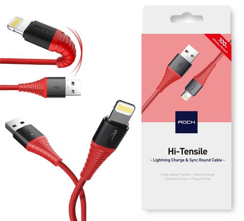 KABEL ROCK 200 CM DO APPLE IPHONE IPAD IPOD na Arena.pl