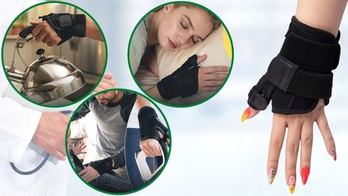 STABILIZATOR ORTEZA ZAPALENIE ŚCIĘGIEN KCIUKA NADGARSTKA DŁONI SZYNA UNIWER na Arena.pl