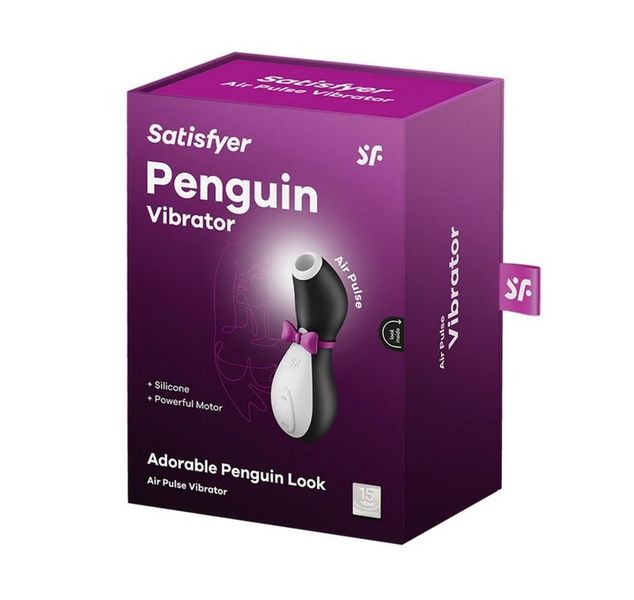 Stymulator- Satisfyer Penguin Wibrator Pingwin Masażer Powietrzny Air Pulse zdjęcie 2